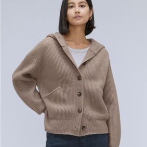 Everlane Cozy Stretch Cardigan Hoodie